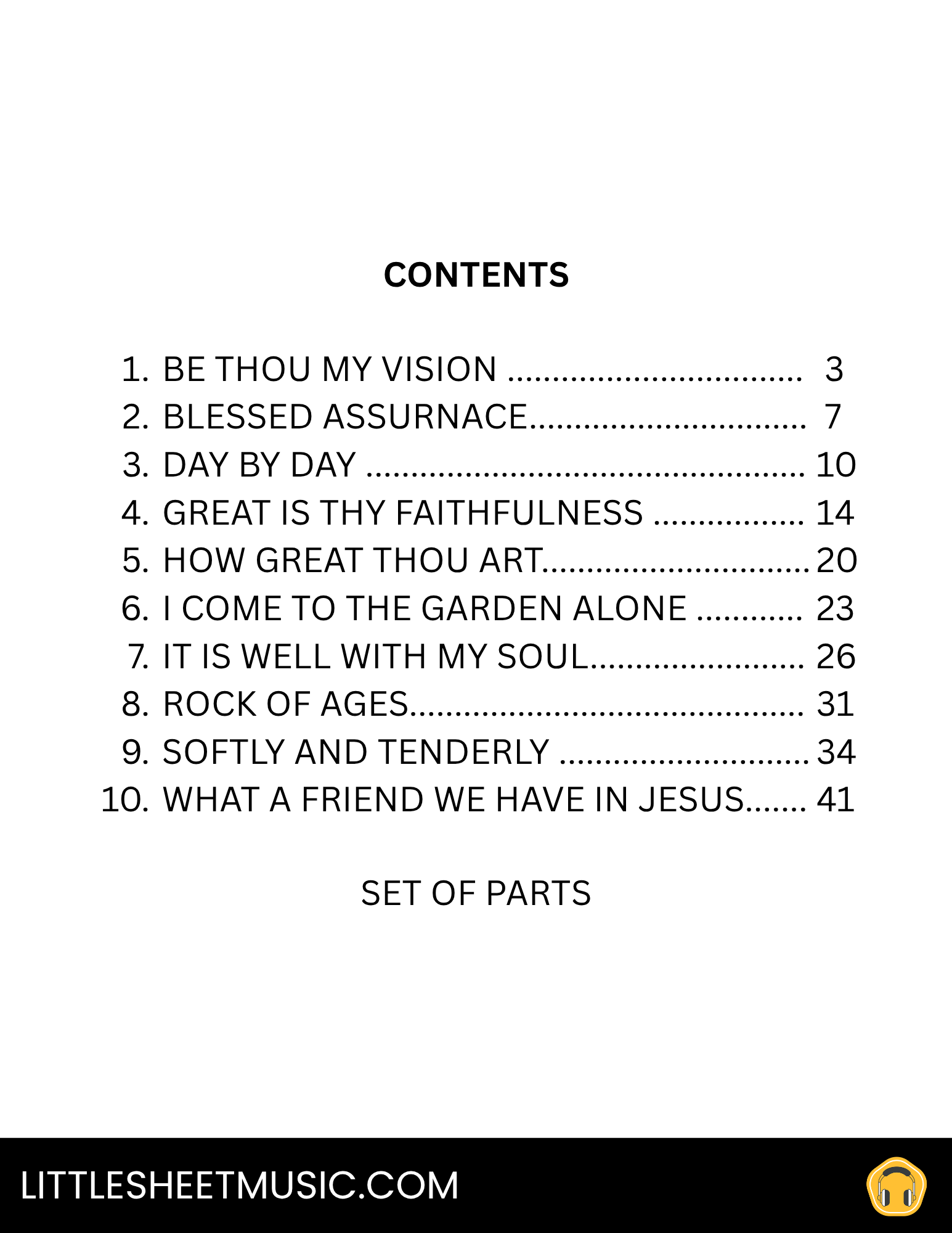 Favorite Hymns On Violin (Volume I) - A Collection of Ten Violin Solos - Image 2