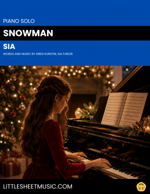Sia - Snowman (Piano Solo)
