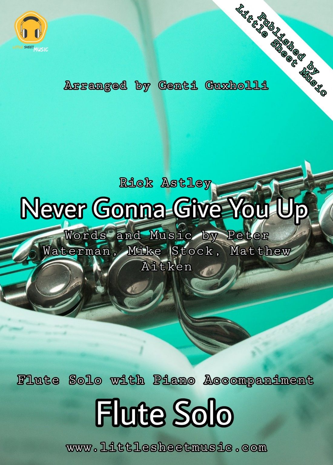 Rick Astley Never Gonna Give You Up Flute Solo Littlesheetmusic 7524