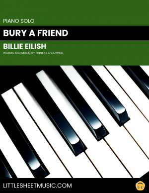 Billie Eilish - Bury A Friend (Piano Solo)