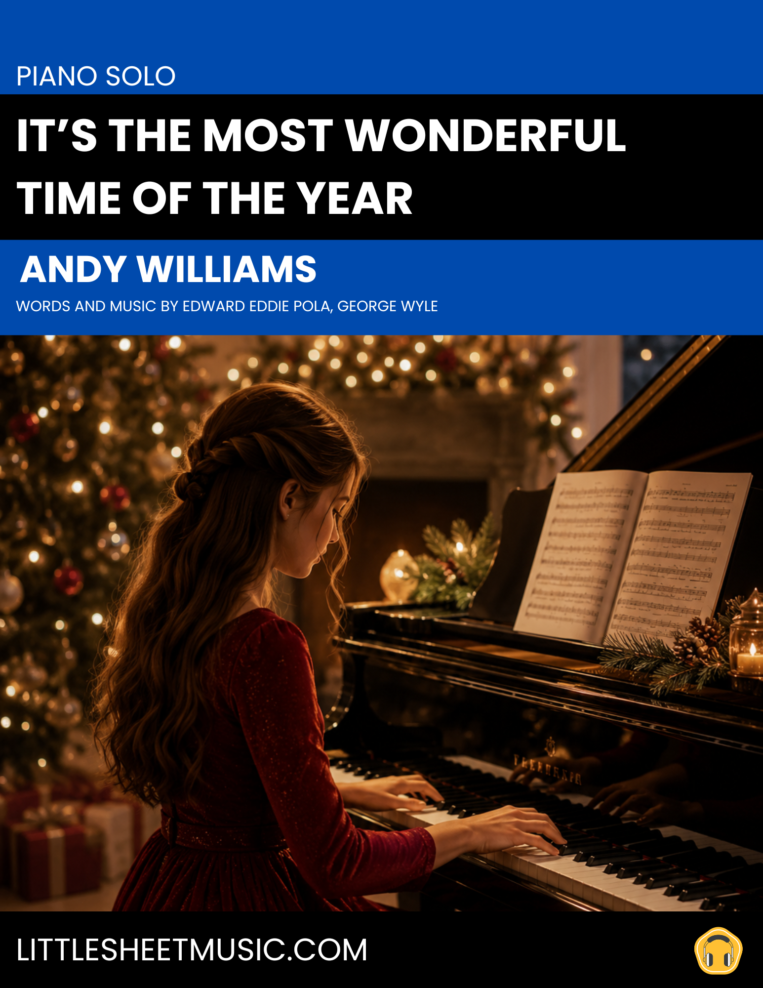 Andy Williams - It's The Most Wonderful Time Of The Year (Piano Solo)