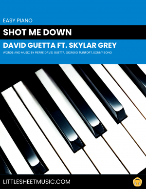 David Guetta ft. Skylar Grey - Shot Me Down (Easy Piano)