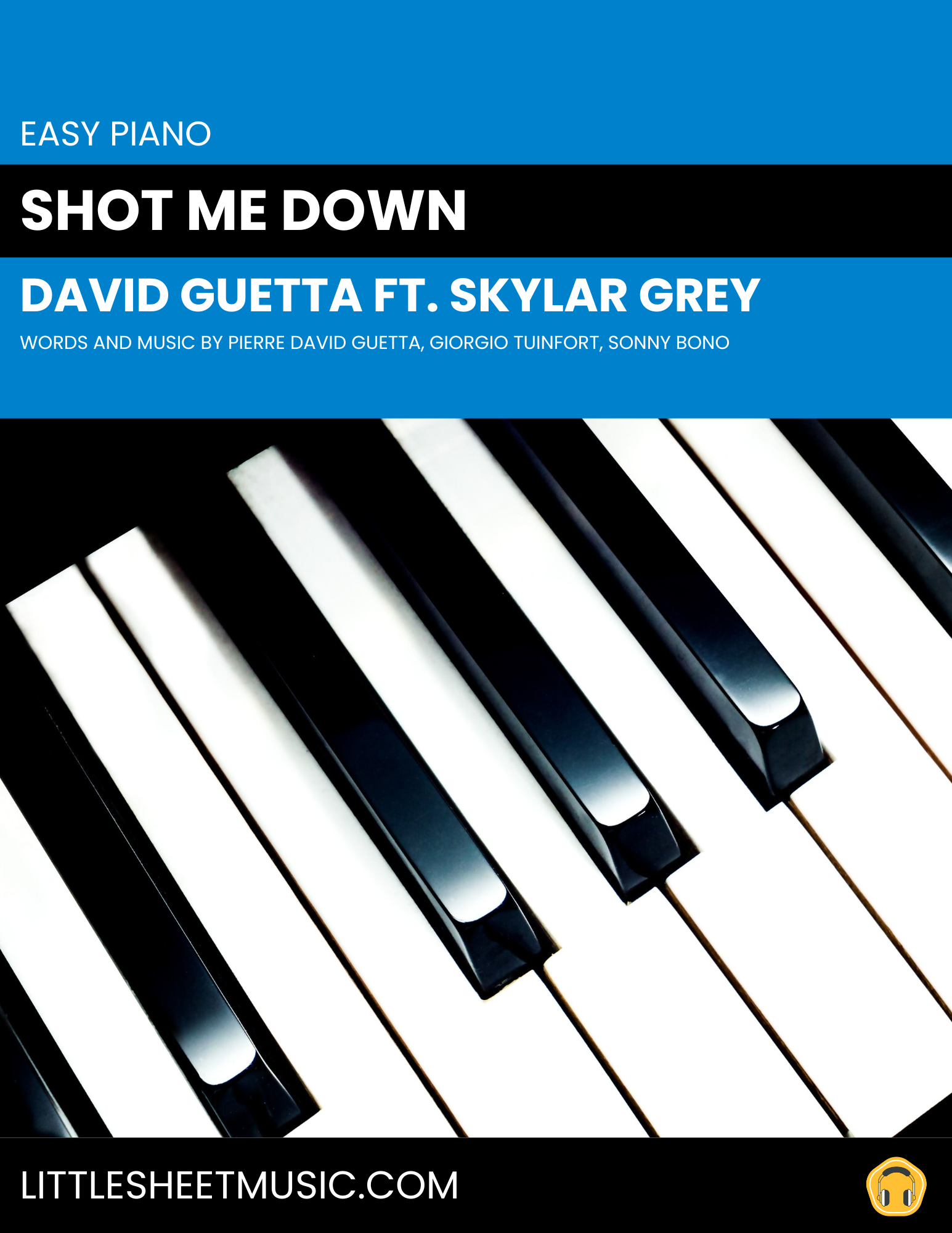 David Guetta ft. Skylar Grey - Shot Me Down (Easy Piano)