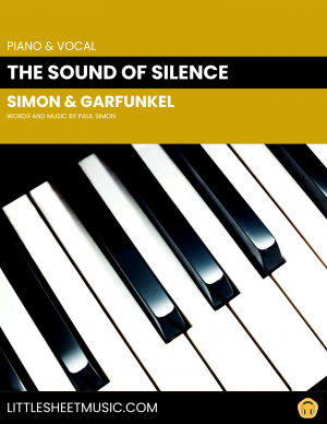 Simon & Garfunkel - The Sound Of Silence (Piano & Vocal)