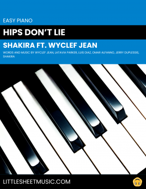 Shakira ft. Wyclef Jean - Hips Don't Lie (Easy Piano)