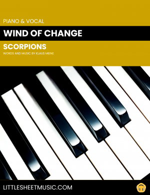 Scorpions - Wind Of Change (Piano & Vocal)