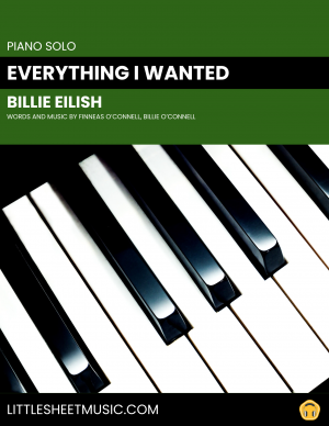 Billie Eilish - Everything I Wanted (Piano Solo)