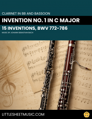 Johann Sebastian Bach - Invention No. 1, BWV 772 (Woodwind Duet)