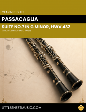 George Frideric Handel - Passacaglia (Clarinet Duet)